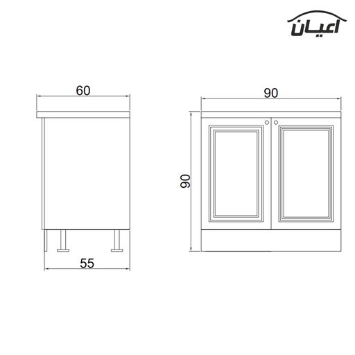 کابینت اعیان مدل CL20