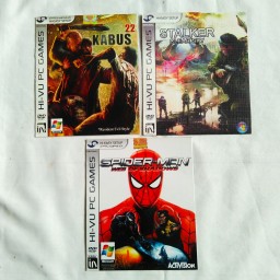 پک سه بازی کامپیوتری stalker و Spiderman و kabus 22