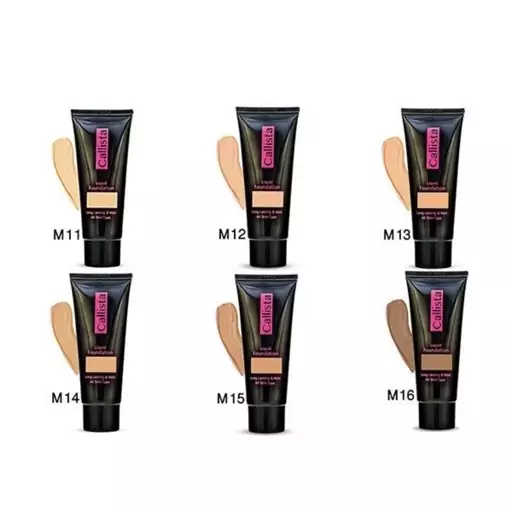 کرم پودر مات تیوپی کالیستا مدل Long Lasting  Matt شماره 11تا14