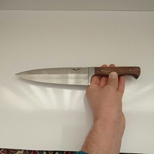 چاقو آشپزخانه استیل فولاد زنجان استاد مروتی سایز 2 با کیفیت عالی 

