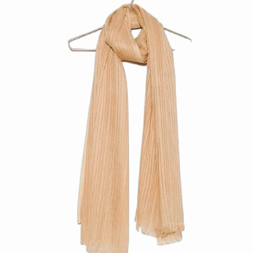 شال نخی خاکی کرم مارکت اسکارف  Market scarf 