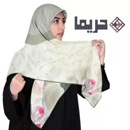 روسری نخ ابریشم دور دست دوز بسیار شیک و لطیف کد 208