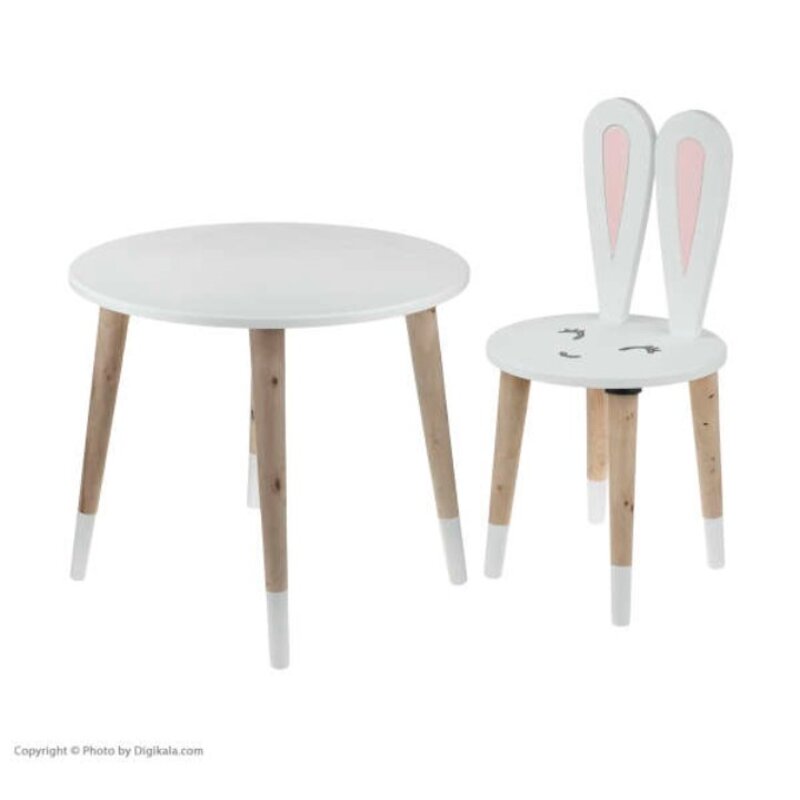 میز و صندلی کودک طرح خرگوش