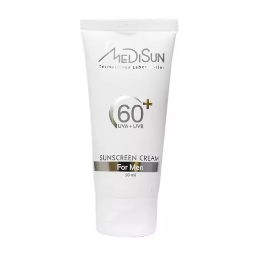 کرم ضد آفتاب SPF60 مدیسان مناسب آقایان 50 میلی لیتر