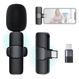 میکروفون بی سیم لایتنینگ و تایپ سی مدل K8 ا Lightning k8 Bluetooth microphone