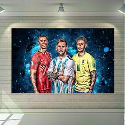 پوستر دیواری طرح ستارگان فوتبال 