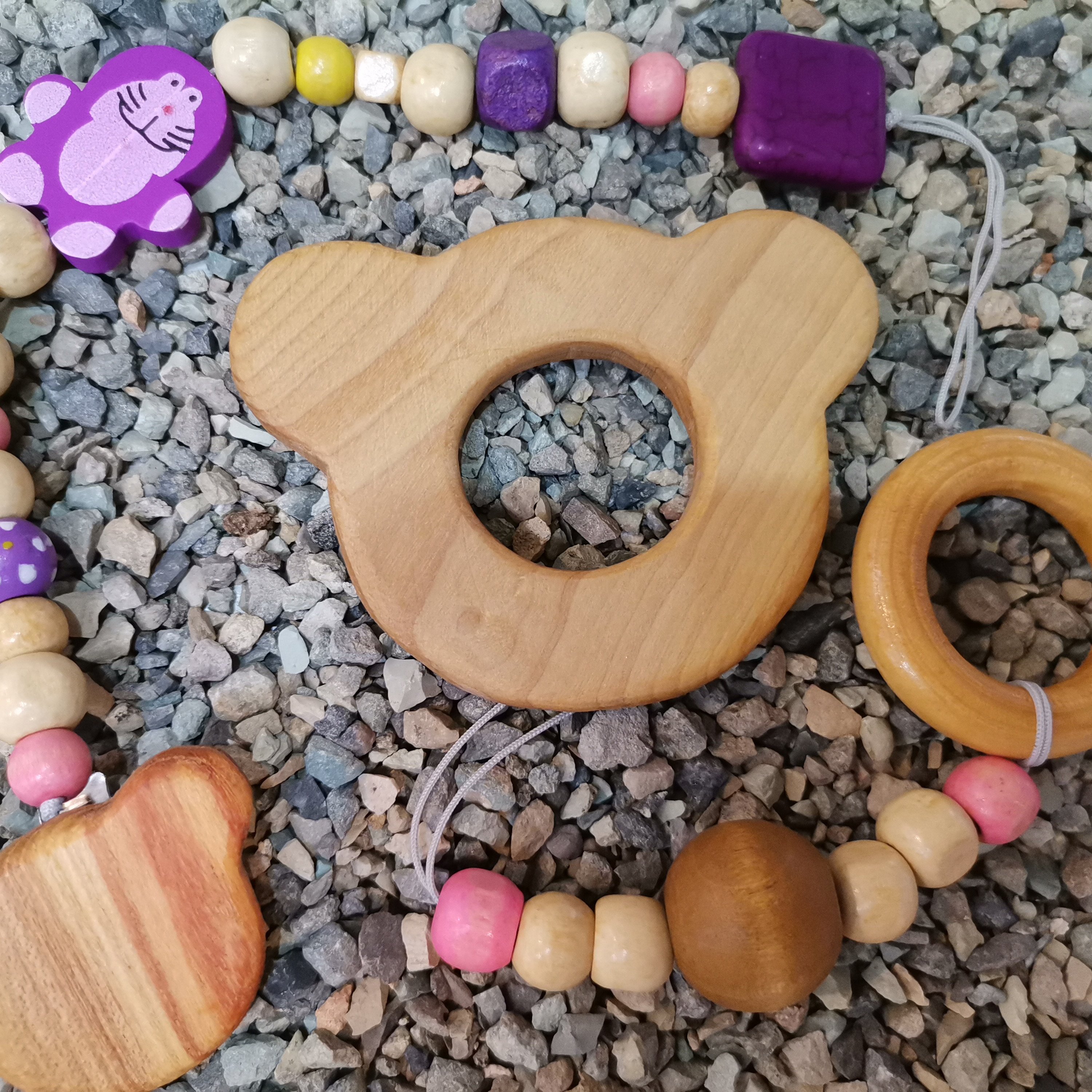 دندانگیر  چوبی نی نی وود طرح پاندا