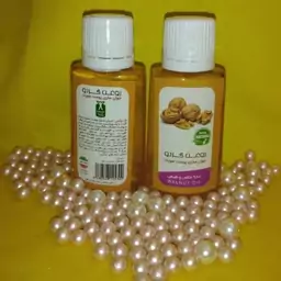 روغن( گردو)30گرم خالص(جوانسازی پوست و تنظیم گردش خون ورفع بیخوابی و ضدشوره و اگزما و..)