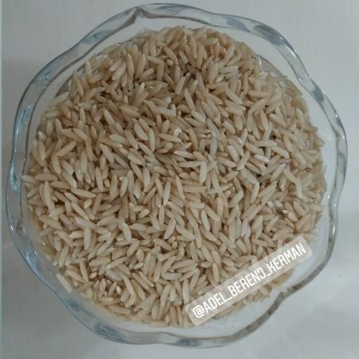 برنج قهوه ای هاشمی سبوس دار اعلاء(دو کیلوئی)