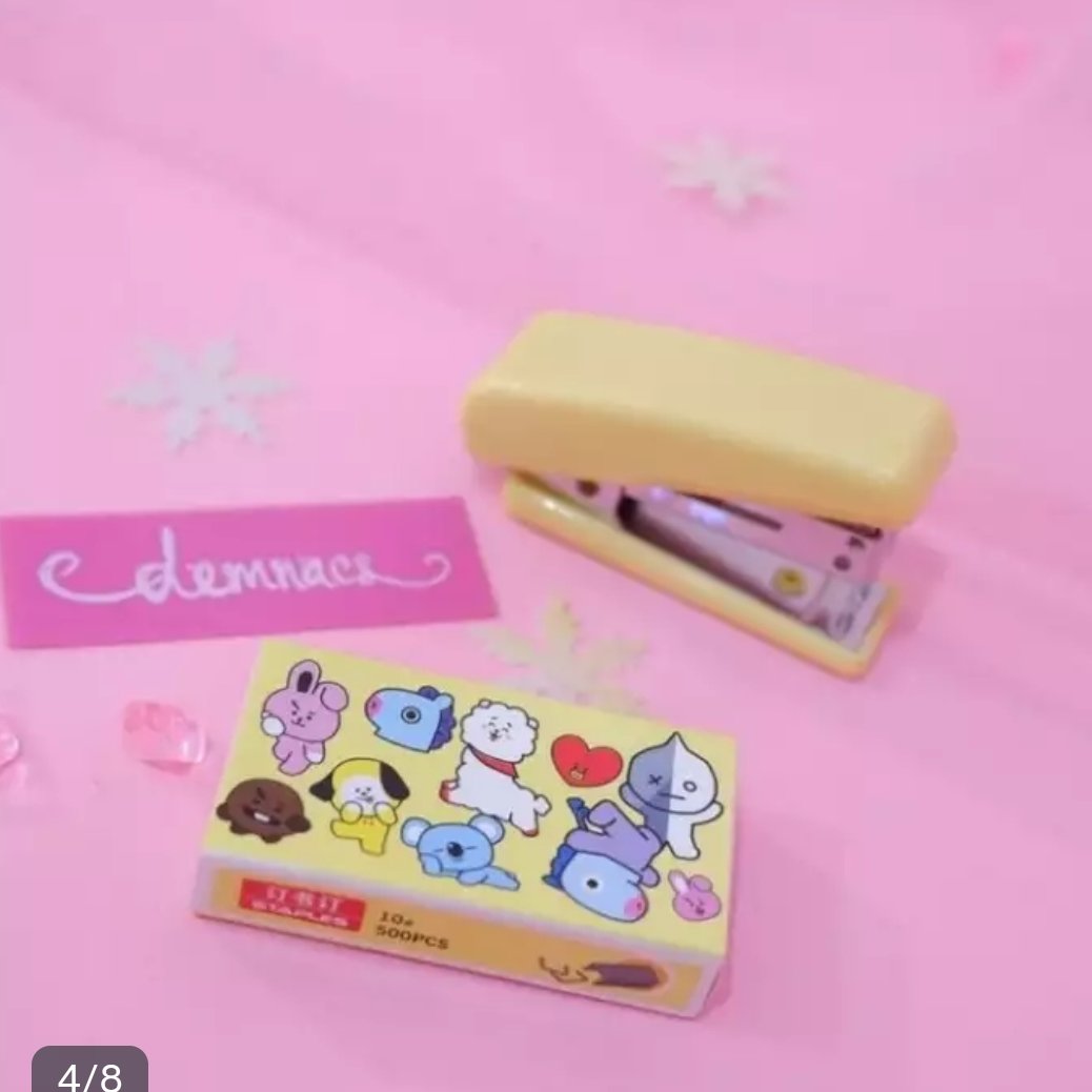 ست مینی منگنه همراه با سوزن منگنه رایگان وارداتی و باکیفیت فانتزی کره ای