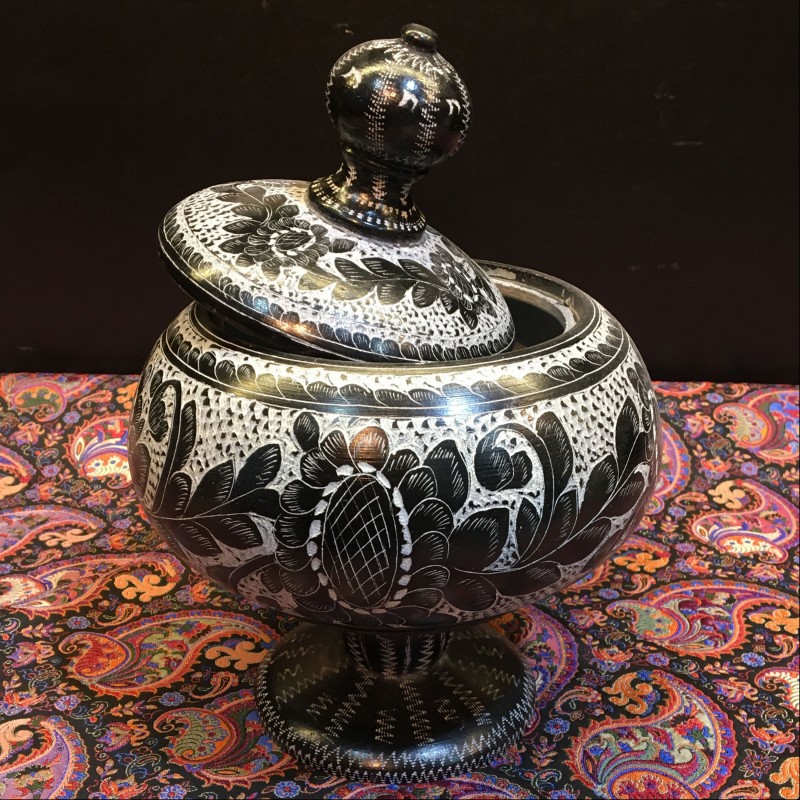شکلات خوری سنگی طرح طاوس