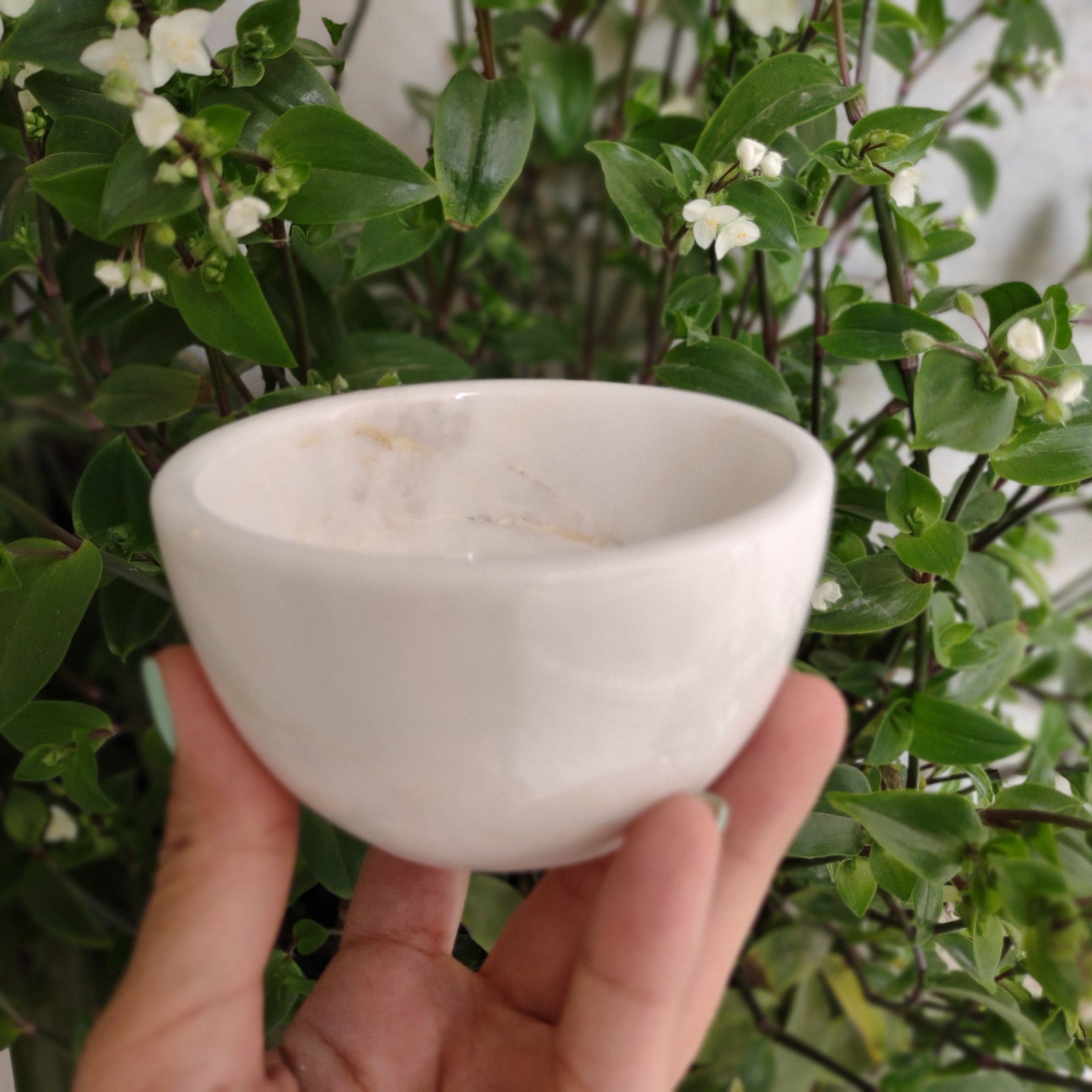 پیاله سنگی  گرد 10 سانتی 