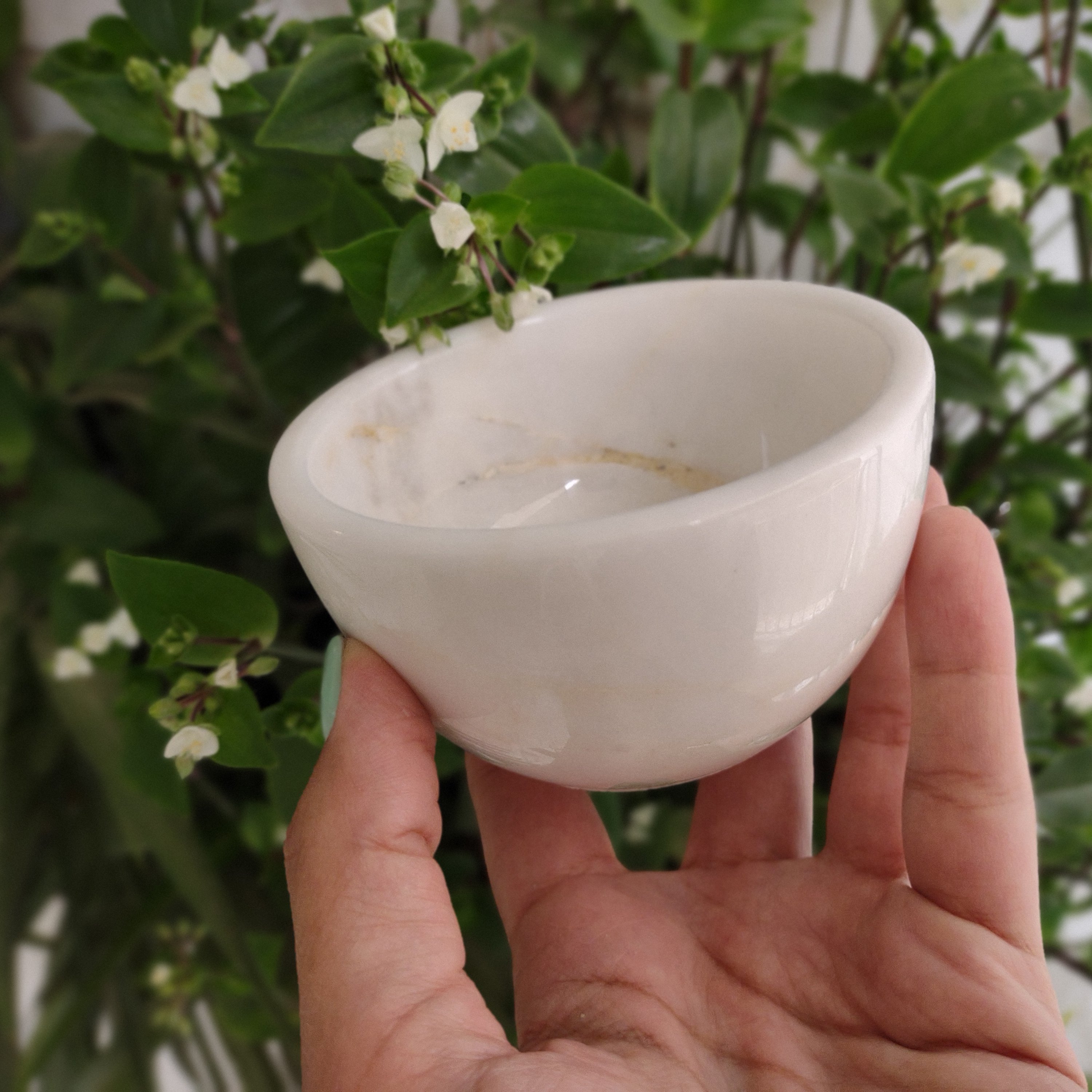 پیاله سنگی  گرد 10 سانتی 