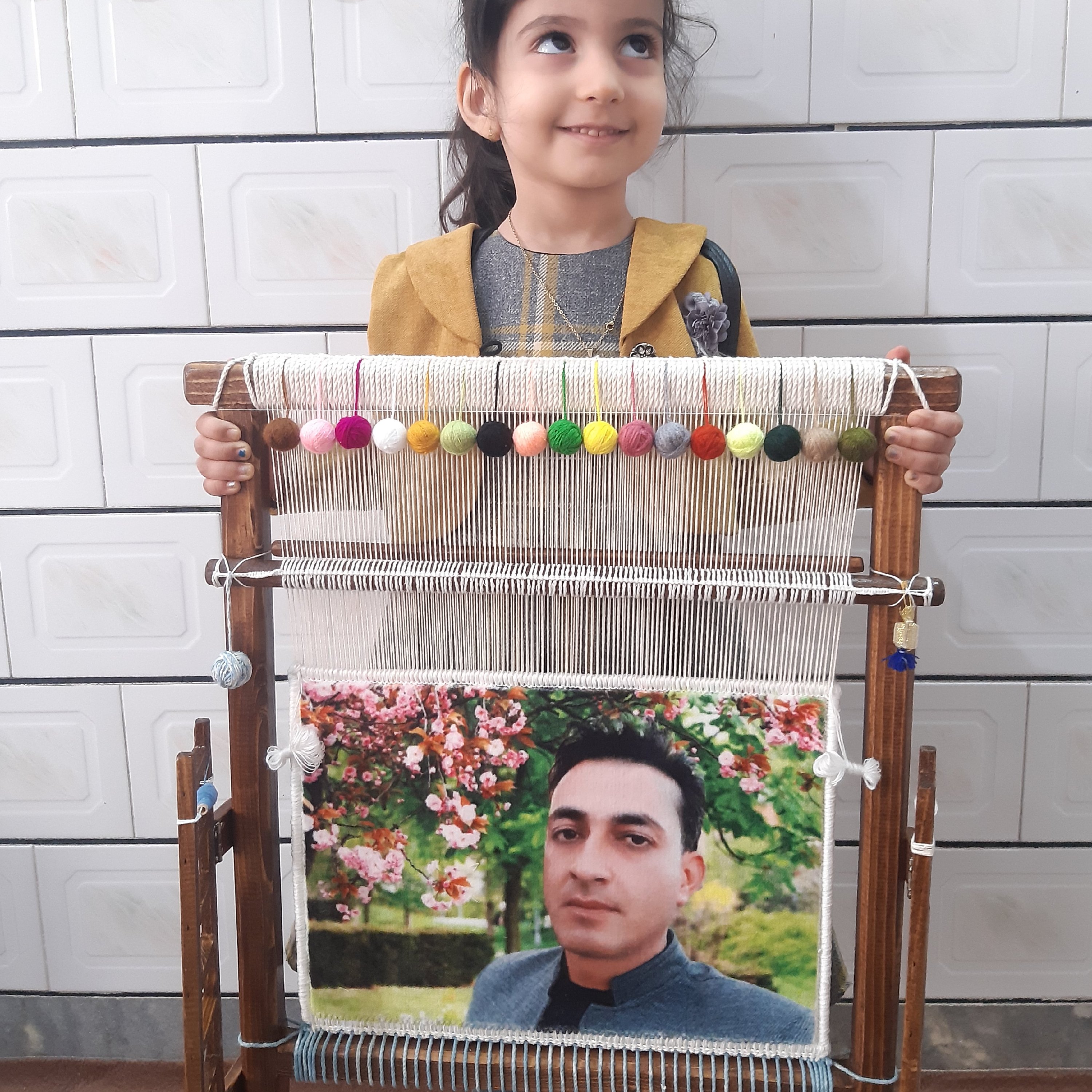  دار قالی سنتی با طرح دلخواه
