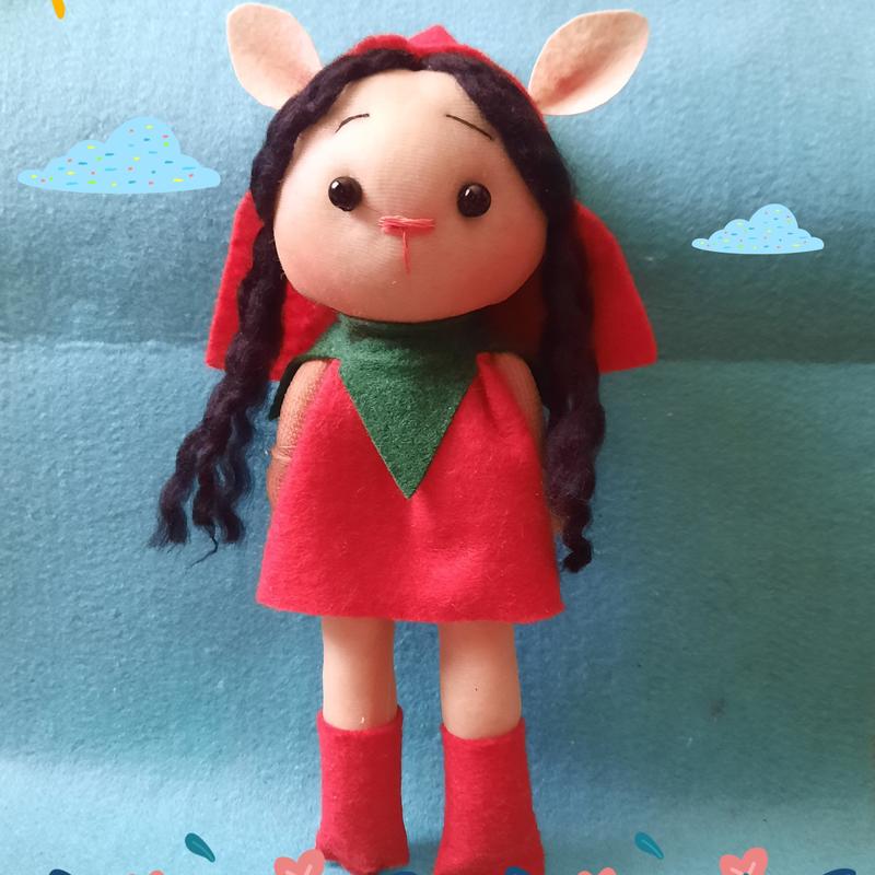 عروسک روسی خرگوش گیفت،عید نوروز،یادگاری،روز دختر،روز دانش اموز،