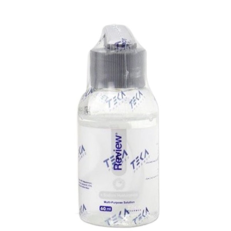 محلول شستشوی لنز ریویو مدل hyaluronic حجم 60 میلی لیتر