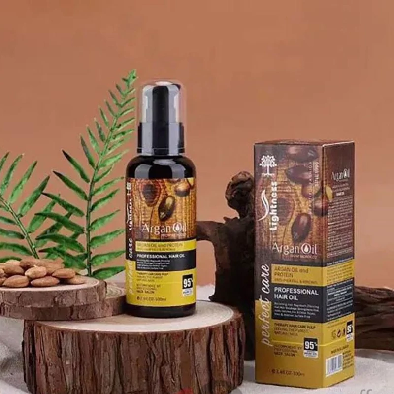 روغن آرگان مدل Argan oil بدون سولفات حجم 100 میلی لیتر