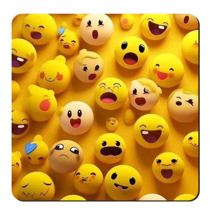 زیر لیوانی طرح شکلکهای فانتزی کد nzl330