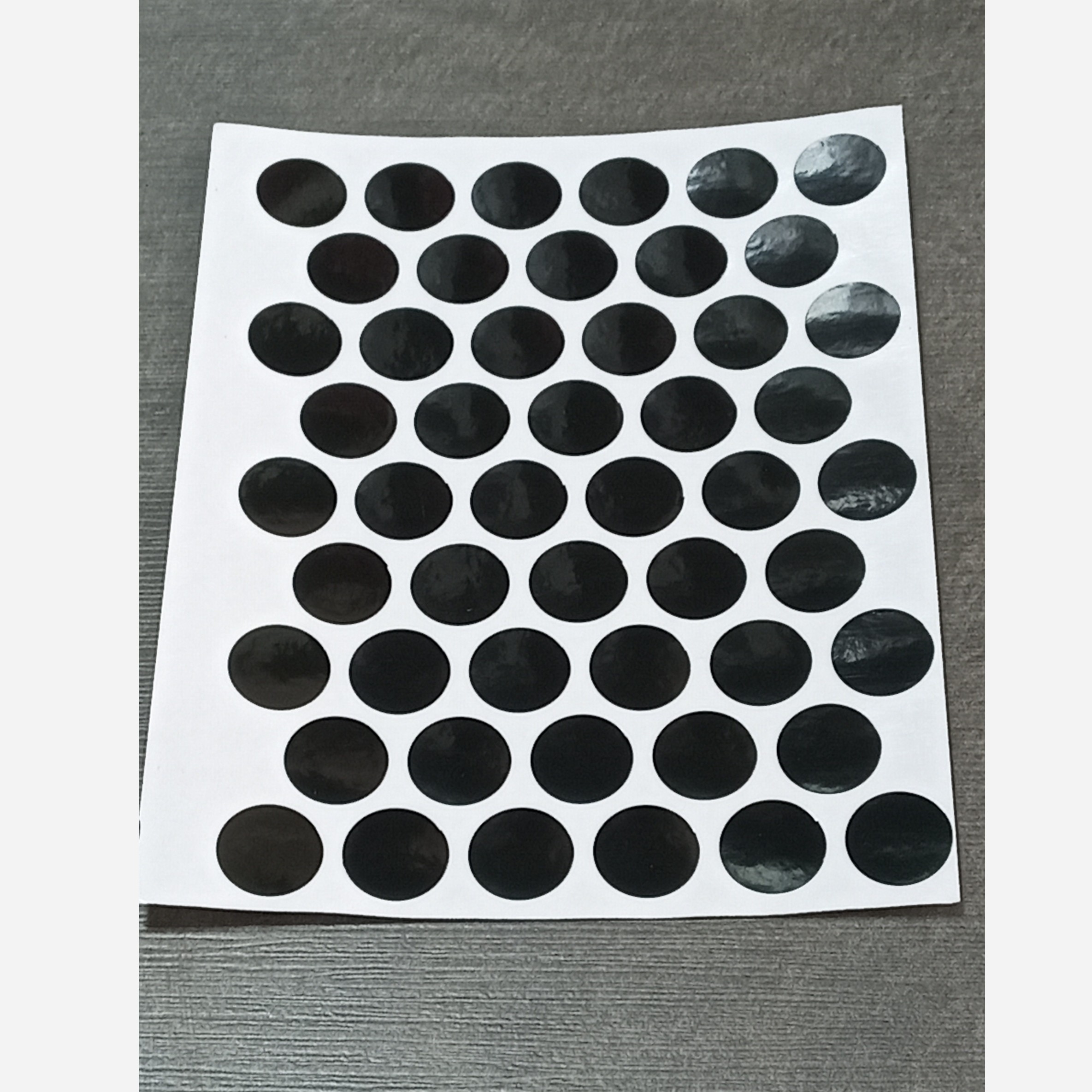 برچسب (پولکی) رو پیچ کابینت رنگ مشکی براق