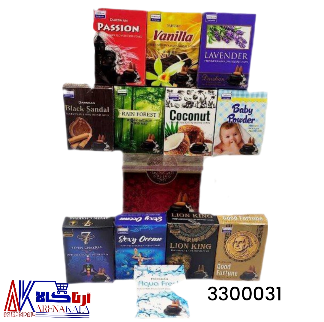 عود آبشاری بسته 10عددی دارشان در آرناکالا