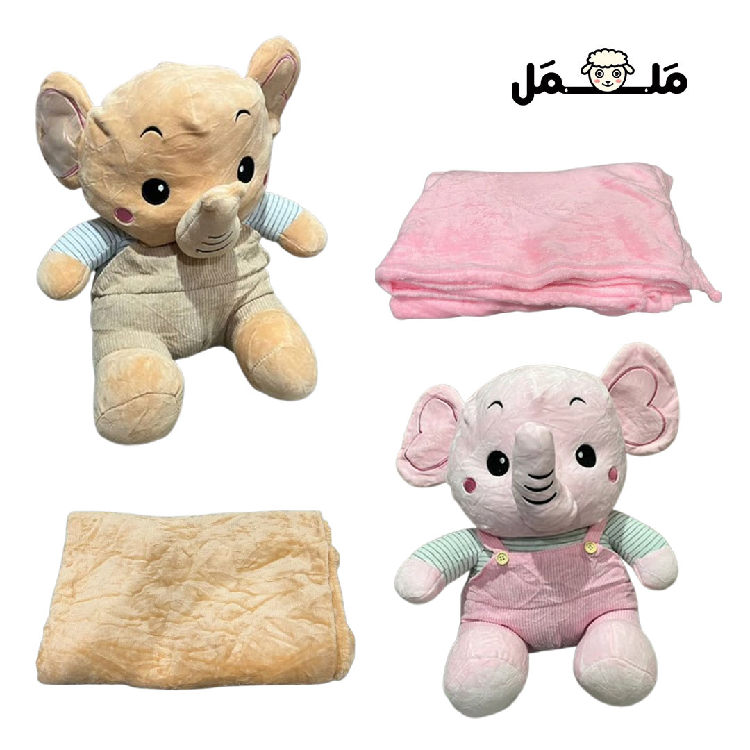 عروسک بالشتی فیل پتودار