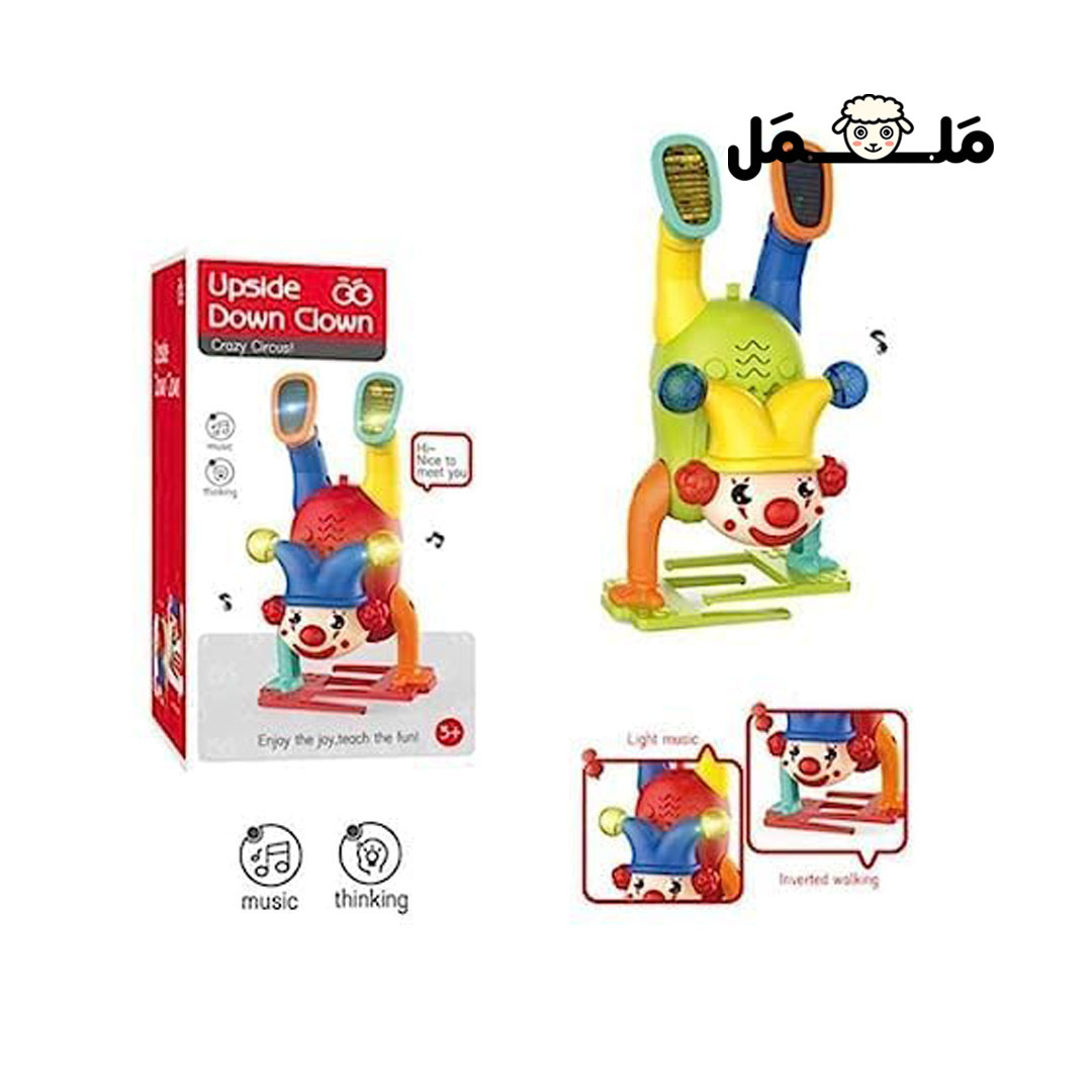 اسباب بازی موزیکال عروسک دلقک آکروبات باز دیوانه