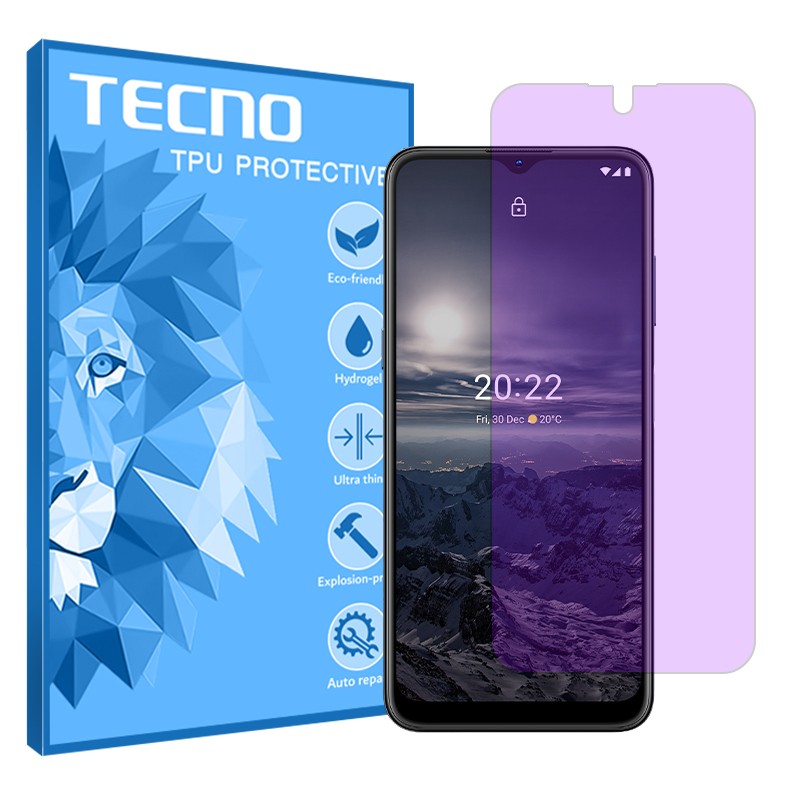 گلس نوکیا جی 21 مخصوص حفظ سلامت چشم ها (گلس آنتی پرپل Nokia G21) برند تکنو