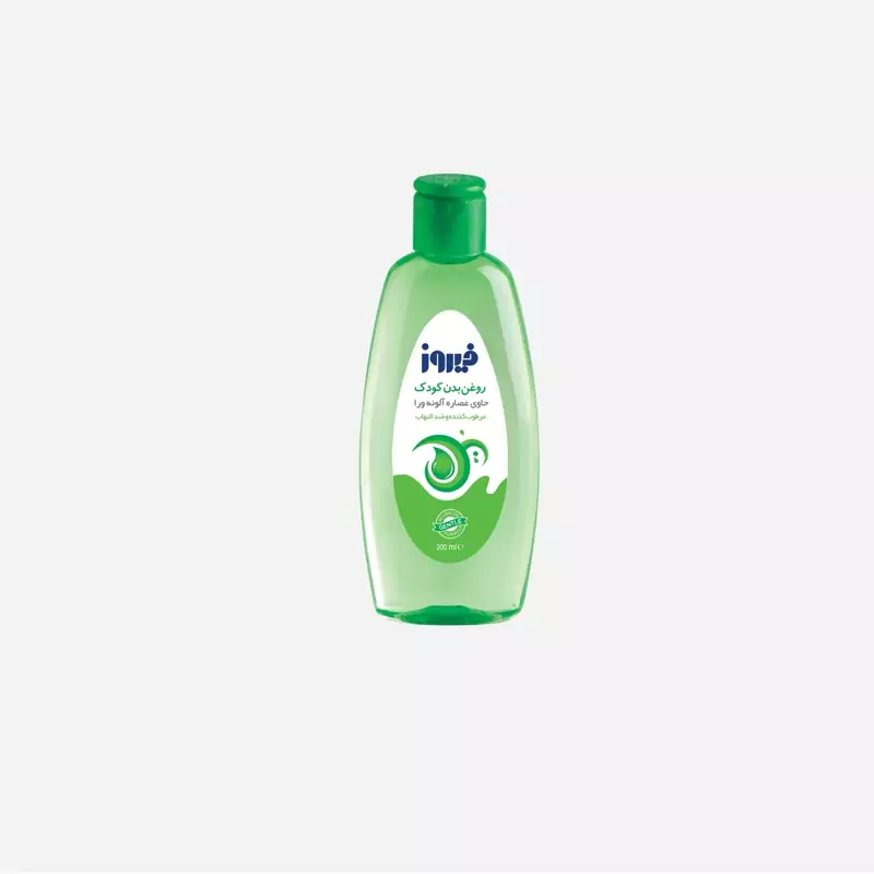 روغن بدن کودک فیروز مدل آلوئه ورا حجم 200 میلی لیتر