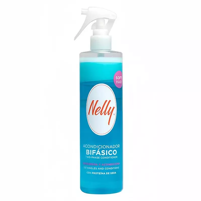 اسپری دوفاز نلی احیا کننده مو Nelly With Sea Silk Extracts Two Phase