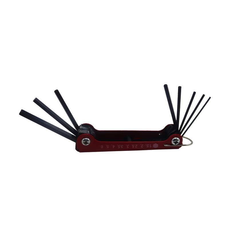 آچار آلن شش گوش اسکای مدل چاقویی کد YP-ST-2201B مجموعه 8 عددی