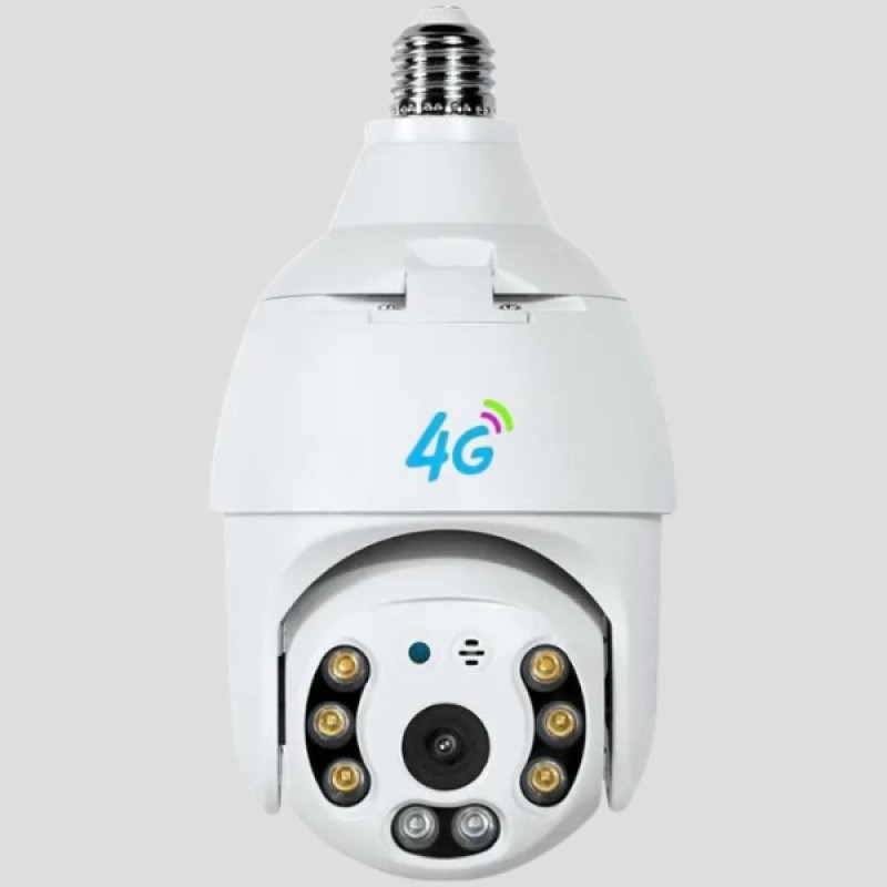 دوربین لامپی سیمکارتی چرخشی V380PRO