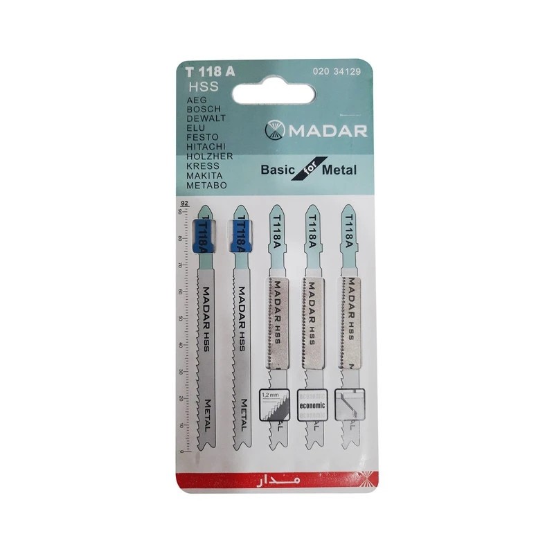 تیغ اره آهن بر مدار مدل AJ-MDR-T 118A مجموعه 5عددی