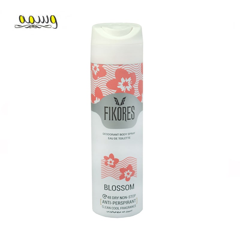 اسپری دئودورانت زنانه  فیکورس مدل BLOSSOM حجم 150 میلی لیتر _   FIKORES