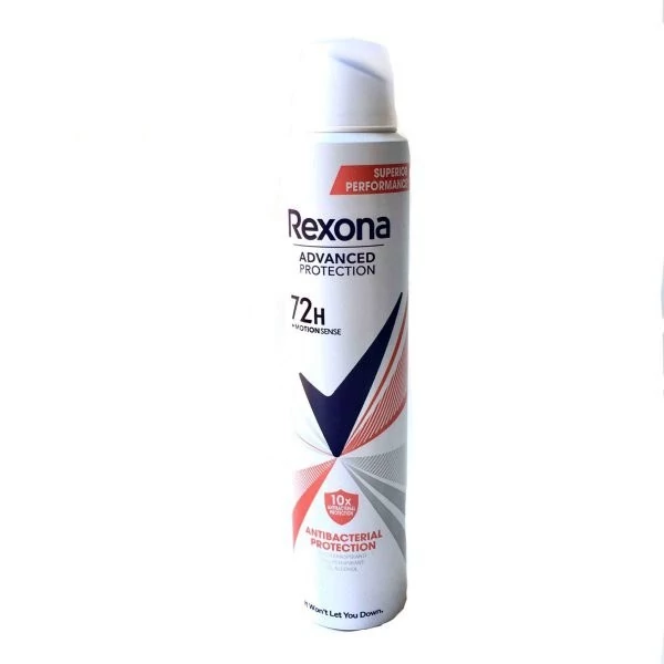 اسپری ضد تعریق زنانه رکسونا مدل Antibacterial Protection حجم 200 میل