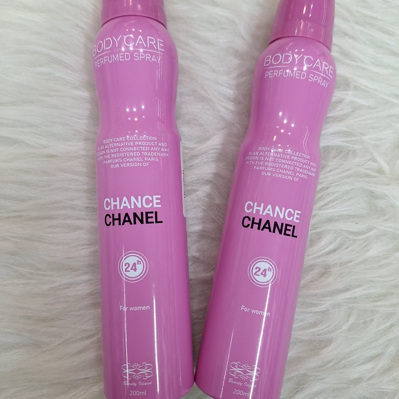 اسپری بدن زنانه بادی کر چنس چنل Chanel Chance
