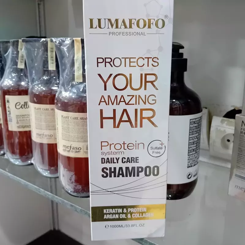 شامپو پروتئین لوما فوفو بدون سولفات 1000 میل رنگ سفید