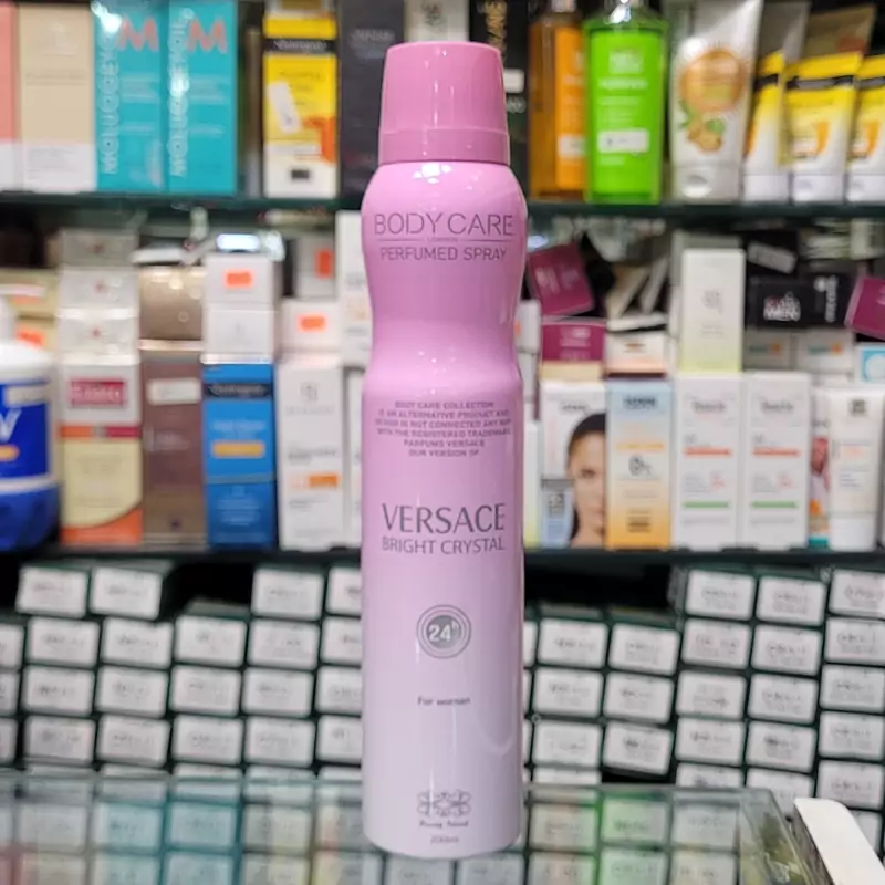 اسپری بدن بادی کر زنانه رایحه ورساچه کریستال برایت Body Care Versace Crystal Bri