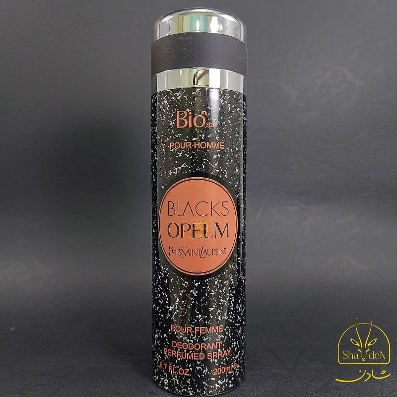 اسپری بدن بیو استار Bio star بلک اپیوم Blacks Opeum YSL حجم 200 میلی لیتر