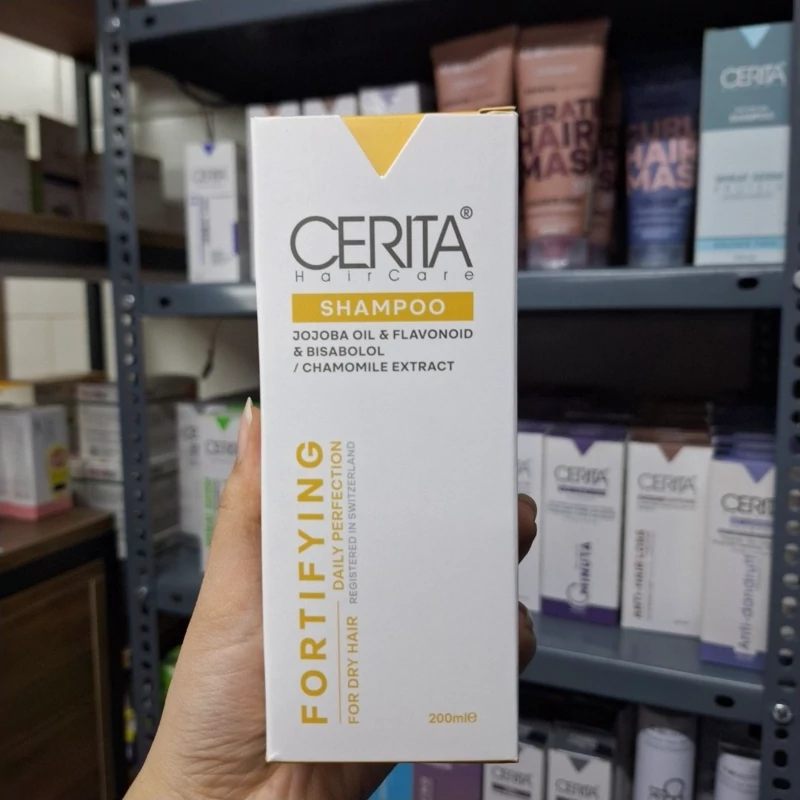 شامپو تقویت کننده و ضد ریزش موی خشک سریتا 200 میل