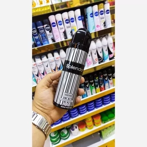 اسپری اسپلندور SPLENDOR اصل.رایحه شیرین و خنک مرکباتی 200میل کیفیت عالی