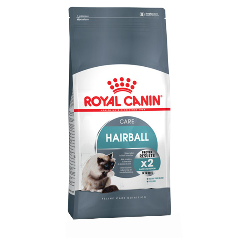 غذای خشک گربه رویال کنین مدل هیر اند اسکین Royal Canin Hairball Care Cat Dry Food وزن 2 کیلوگرم