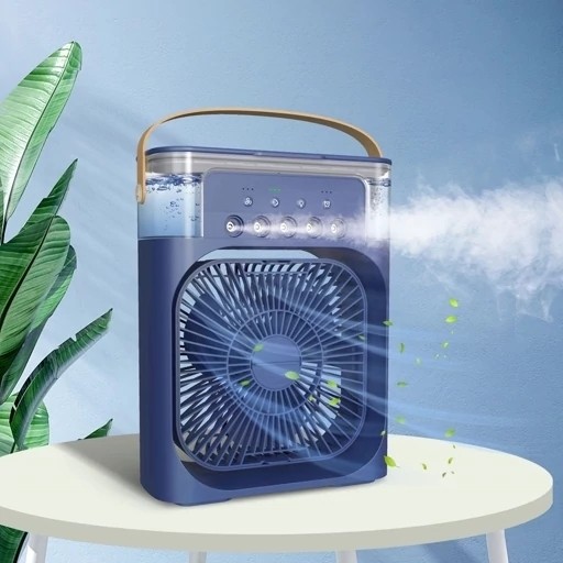 پنکه رومیزی مه پاش چراغ خواب دار مدل air cooler fan خوشبوکننده 