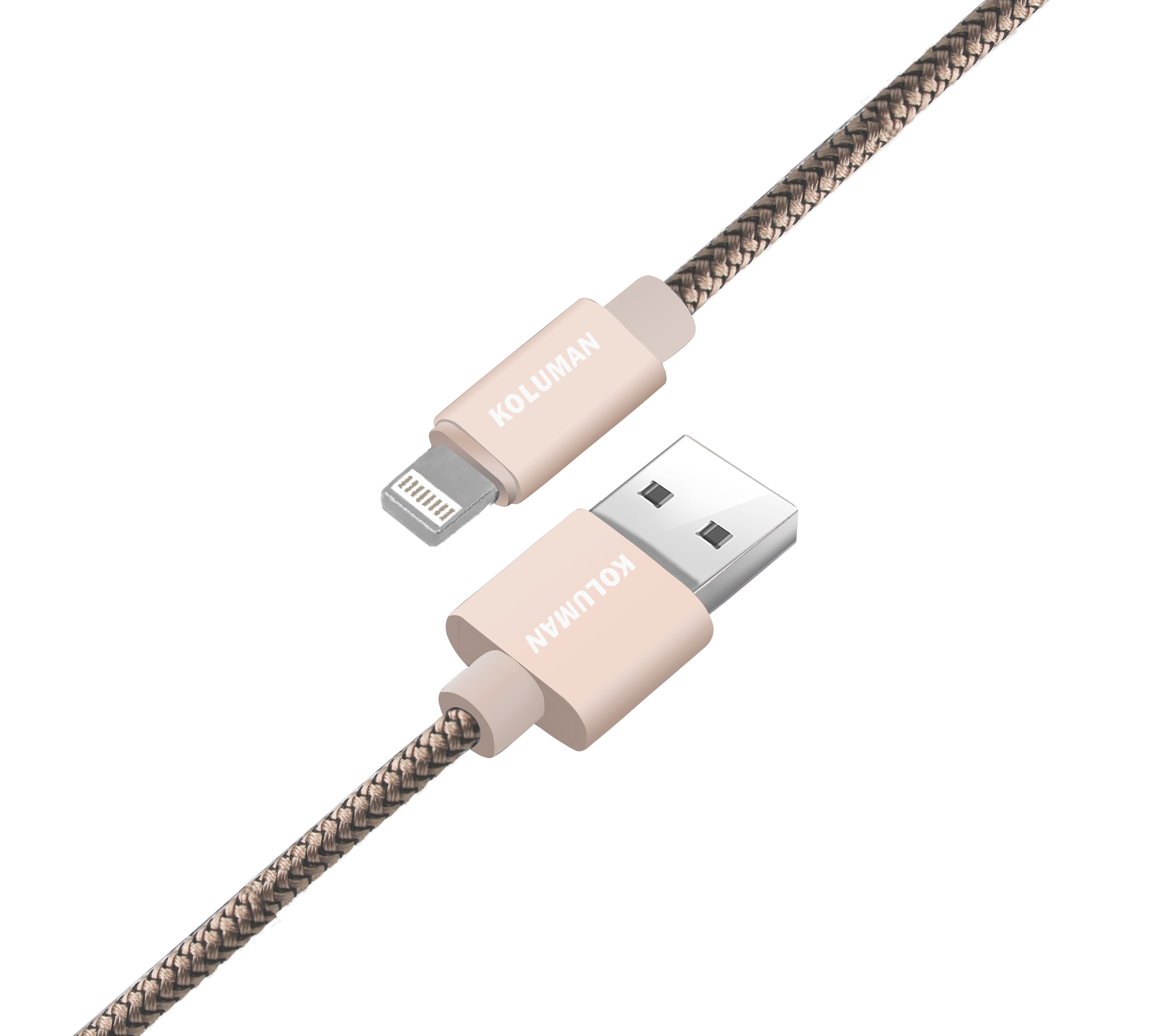 کابل تبدیل USB به USB - C کلومن مدل KD - 19 مجموعه 4 عددی مشکی