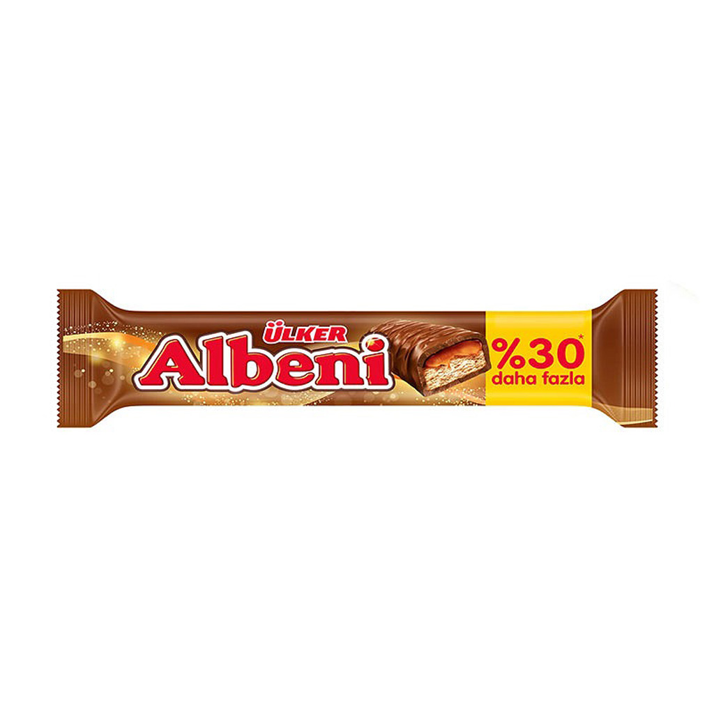 شکلات آلبنی اولکر با لایه کارامل ULKER albeni
