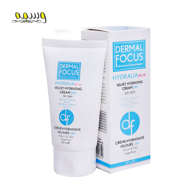 کرم مرطوب کننده و آبرسان پوست خشک درمال فوکوس هیدرالیا ریچ_ Dermal focus