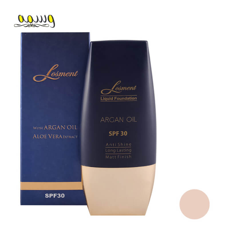 کرم پودر لوسمنت حاوی روغن آرگان و آلوئه ورا حجم 30 میل شماره L221