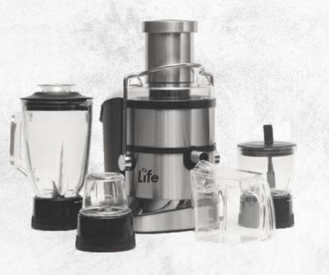 آبمیوه گیری 4 کاره استیل  مدل fj403d لایف