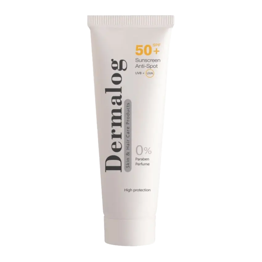 ضد آفتاب بی رنگ درمالوگ با SPF 50 مناسب پوست حساس حجم 50 میلی لیتر بیوتی مال