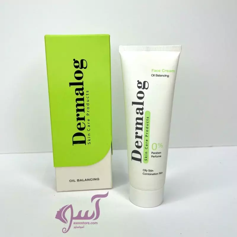 کرم مرطوب کننده و آبرسان درمالوگ مناسب پوست چرب و مختلط