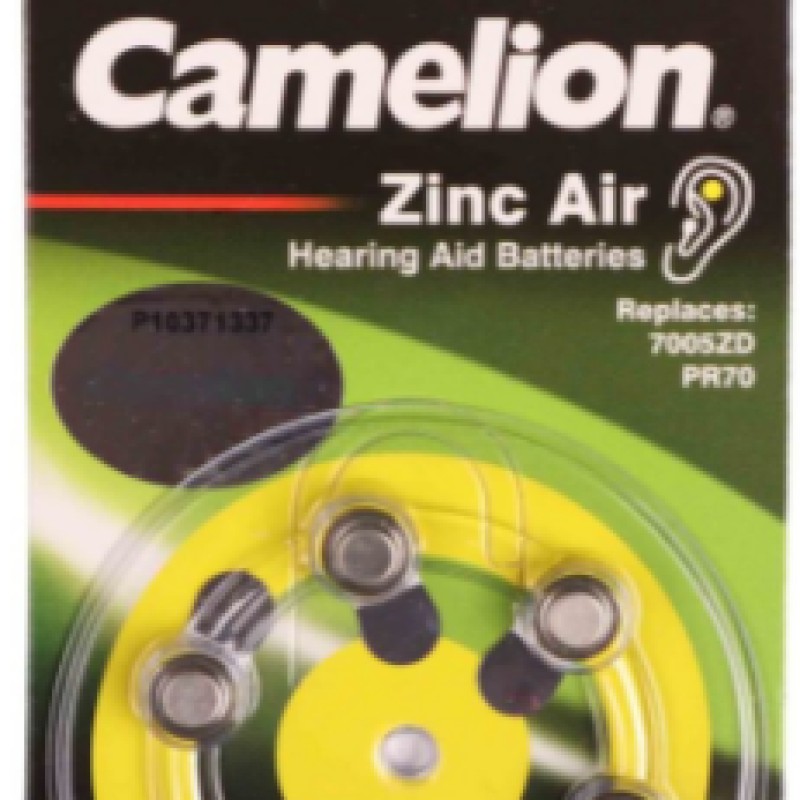 باتری سمعک کملیون مدل 10 بسته 6 عددیCamelion Hearing Aid -Battery Size 10